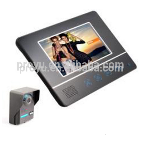Good News! 2.4G Wired Color Door Phone 7 Inch Wired Color Video Door Phone in Hot Selling